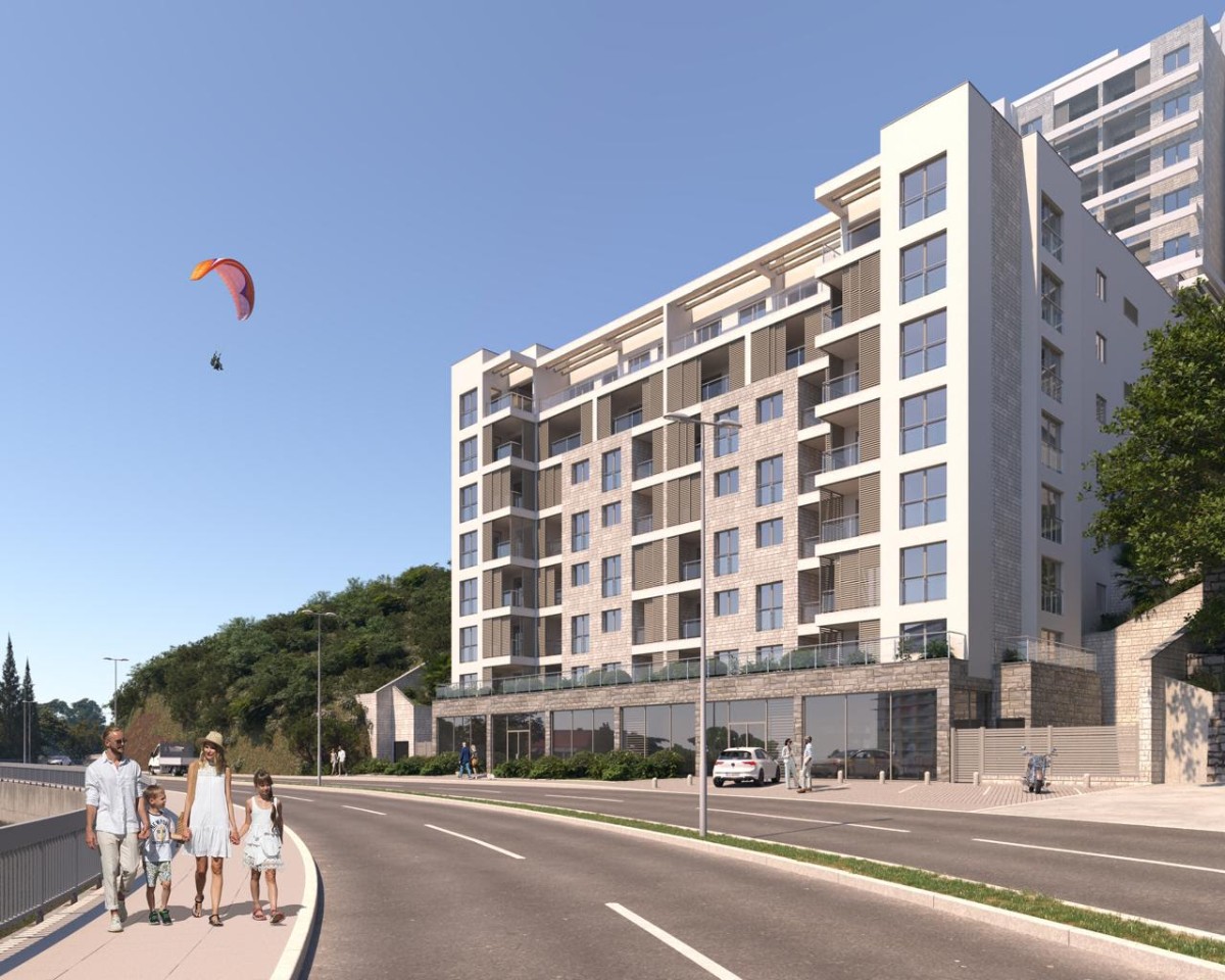 Sea Views from Two-Bedroom Apartments Under Construction, Bečići, Budva
